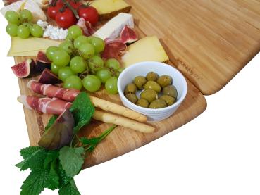 Preview: Bambus Servierbrett Set – drei Größen, ein nachhaltiger Auftritt Preview: SmokeMax XXL-Board 88 × 27 cm – riesige Fläche für BBQ-Cuts