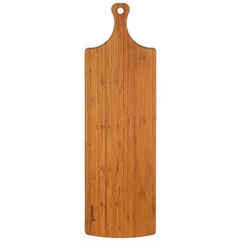 Preview: Bambus Servierbrett XL dark bamboo – riesige Bühne für Genussmomente Preview: Großes Schneidebrett Bambus 75 × 22 cm – antibakteriell und messerschonend
